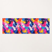 motif coups de pinceaux ヨガマット (正面(横))