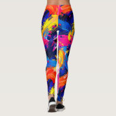 motif coups de pinceaux レギンス (裏面)