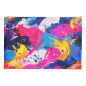 motif coups de pinceaux 枕カバー (裏面)