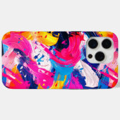 motif coups de pinceaux Case-Mate iPhoneケース (裏面 (横))
