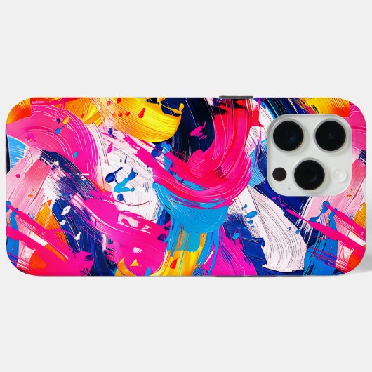 motif coups de pinceaux Case-Mate iPhoneケース (裏面 (横))