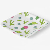 Motif de Cactus du désert ペーパープレート (傾斜あり)