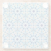 Motif de carreaux marocains ガラスコースター (裏面)