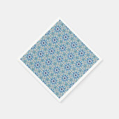 Motif de carreaux marocains スタンダードカクテルナプキン (角)