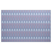 Motif de tricot de Noël Bleu ファブリック (ヤード)