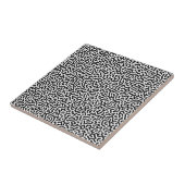 Motif de Turing Noir et Blanc タイル (側面)