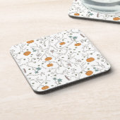 Motif de vigne effrayante pour Halloween コースター (左側)