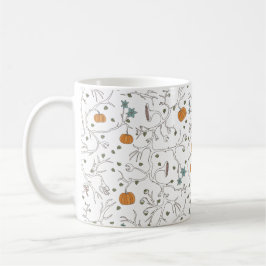 Motif de vigne effrayante pour Halloween コーヒーマグカップ