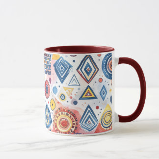 Motif ethnique graphique マグカップ