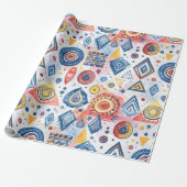 Motif ethnique graphique ラッピングペーパー (アンロールド)