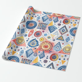 Motif ethnique graphique ラッピングペーパー
