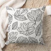 Motif Feuilles Botaniques - Élégant Design Naturel クッション (ブランケット)