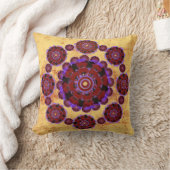 Motif fleuri mandala クッション (ブランケット)