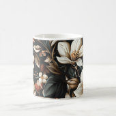 🌸 Motif floral élégant et intemporel 🌸 コーヒーマグカップ (中央)