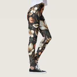 🌸 Motif floral élégant et intemporel 🌸 レギンス