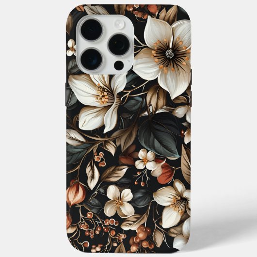 🌸 Motif floral élégant et intemporel 🌸 Case-Mate iPhoneケース (裏面)