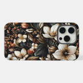 🌸 Motif floral élégant et intemporel 🌸 iPhoneケース (裏面横)