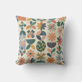 Motif Floral Géométrique クッション