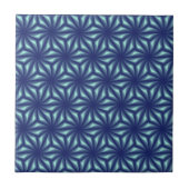 Motif Fractale Bleu marine タイル (正面)