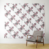 Motif kabyle タペストリー (インサイチュ(横))