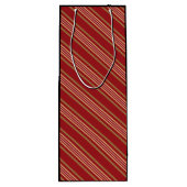Motif lignes rouges  ワインギフトバッグ (裏面)