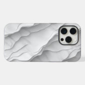 🌊 Motif Marbré Épuré et Moderne 🌊 iPhoneケース (裏面横)