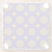 Motif mosaïque du Soleil ガラスコースター (裏面)
