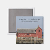 Motif No. 1 to Rockport MA マグネット (正面/裏面)