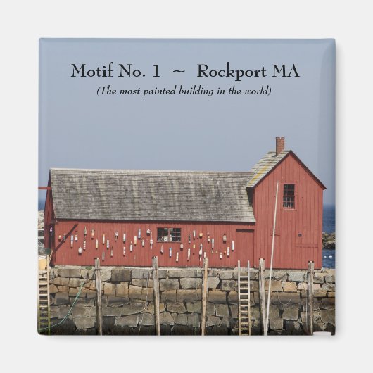 Motif No. 1 to Rockport MA マグネット (正面)