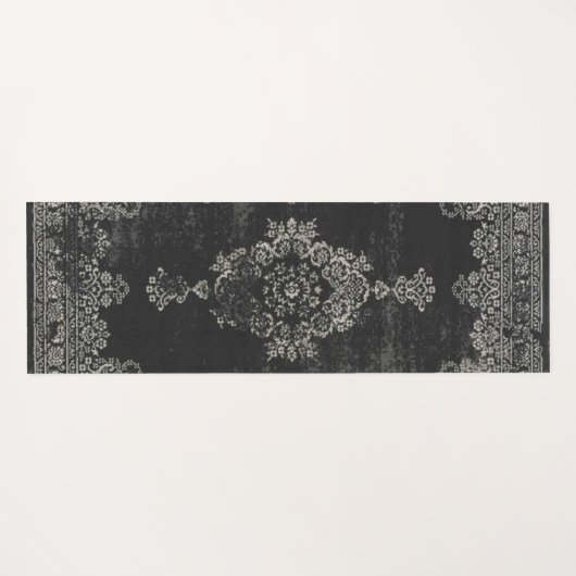motif oriental noir ヨガマット (裏面(横))