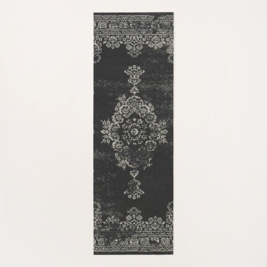 motif oriental noir ヨガマット (裏面)