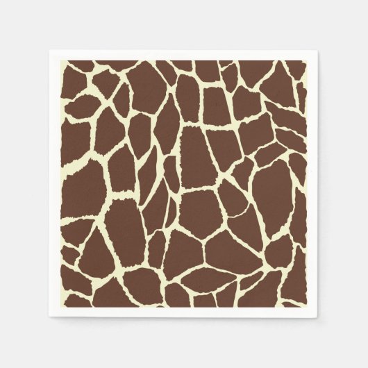 Motif Peau de girafe スタンダードカクテルナプキン (正面)