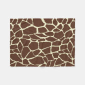 Motif Peau de girafe フリースブランケット (正面(横))