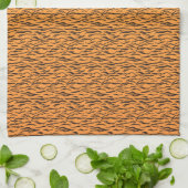 Motif Peau de tigre Rayures キッチンタオル (折り畳み)