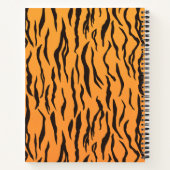 Motif Peau de tigre Rayures  ノートブック (裏面)