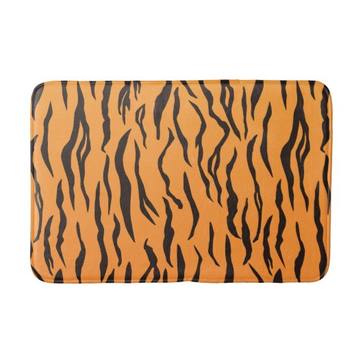 Motif Peau de tigre Rayures バスマット (正面)