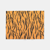 Motif Peau de tigre Rayures フリースブランケット (正面(横))