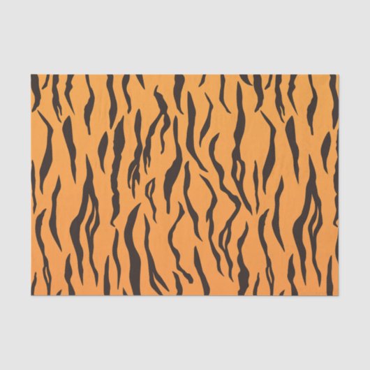 Motif Peau de tigre Rayures  薄葉紙 (正面)
