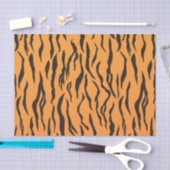 Motif Peau de tigre Rayures  薄葉紙 (クラフト)