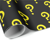 motif points d'interrogation ラッピングペーパー (ロールコーナー)