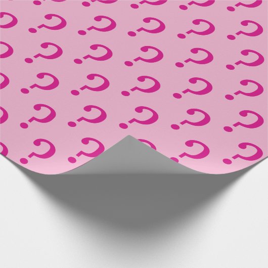 motif points d'interrogation ラッピングペーパー (角)