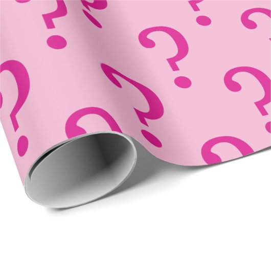motif points d'interrogation ラッピングペーパー (ロールコーナー)