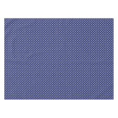 Motif Pois Blanc Bleu marine テーブルクロス (正面(横))