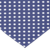 Motif Pois Blanc Bleu marine テーブルクロス (アングル)