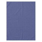 Motif Pois Blanc Bleu marine テーブルクロス (正面)