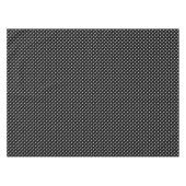 Motif Pois Blanc Noir et blanc テーブルクロス (正面(横))