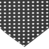 Motif Pois Blanc Noir et blanc テーブルクロス (アングル)