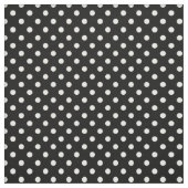Motif Pois Blanc Noir et blanc ファブリック (見本)