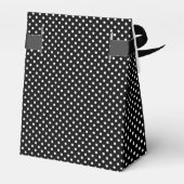Motif Pois Blanc Noir et blanc フェイバーボックス (裏面サイド)