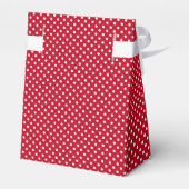 Motif Pois Blanc Rouge et blanc フェイバーボックス (裏面サイド)